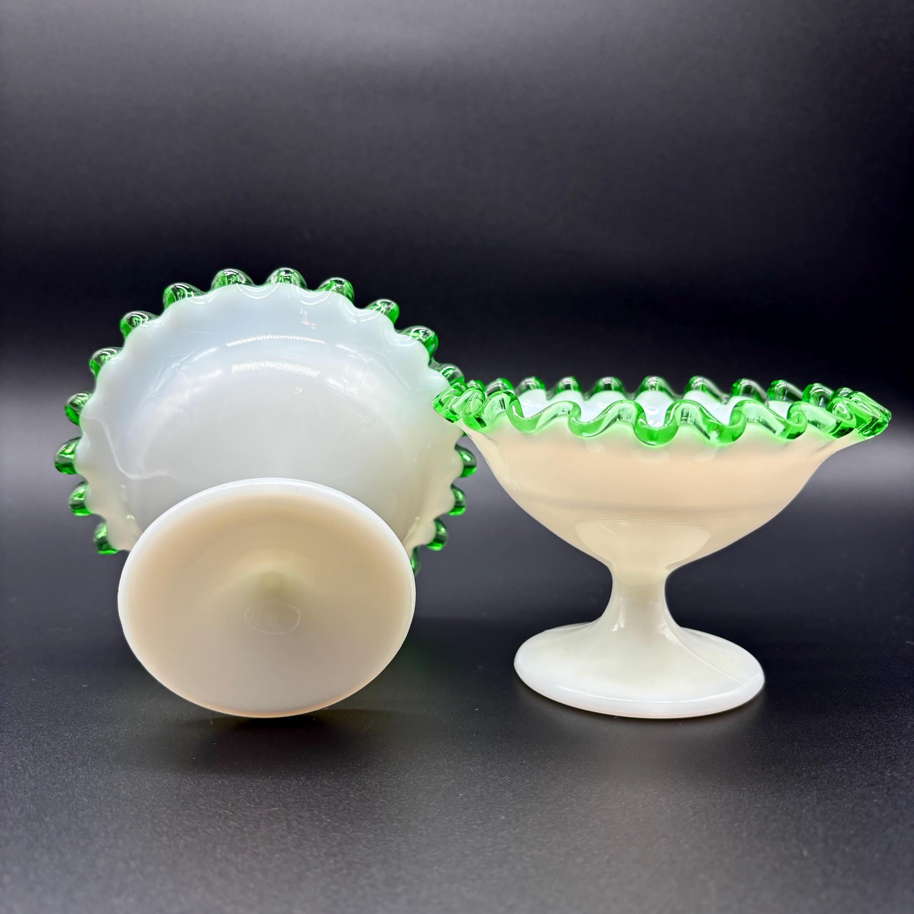 公式通販 - 人気アイテム多数 希少 fenton エメラルド クレスト