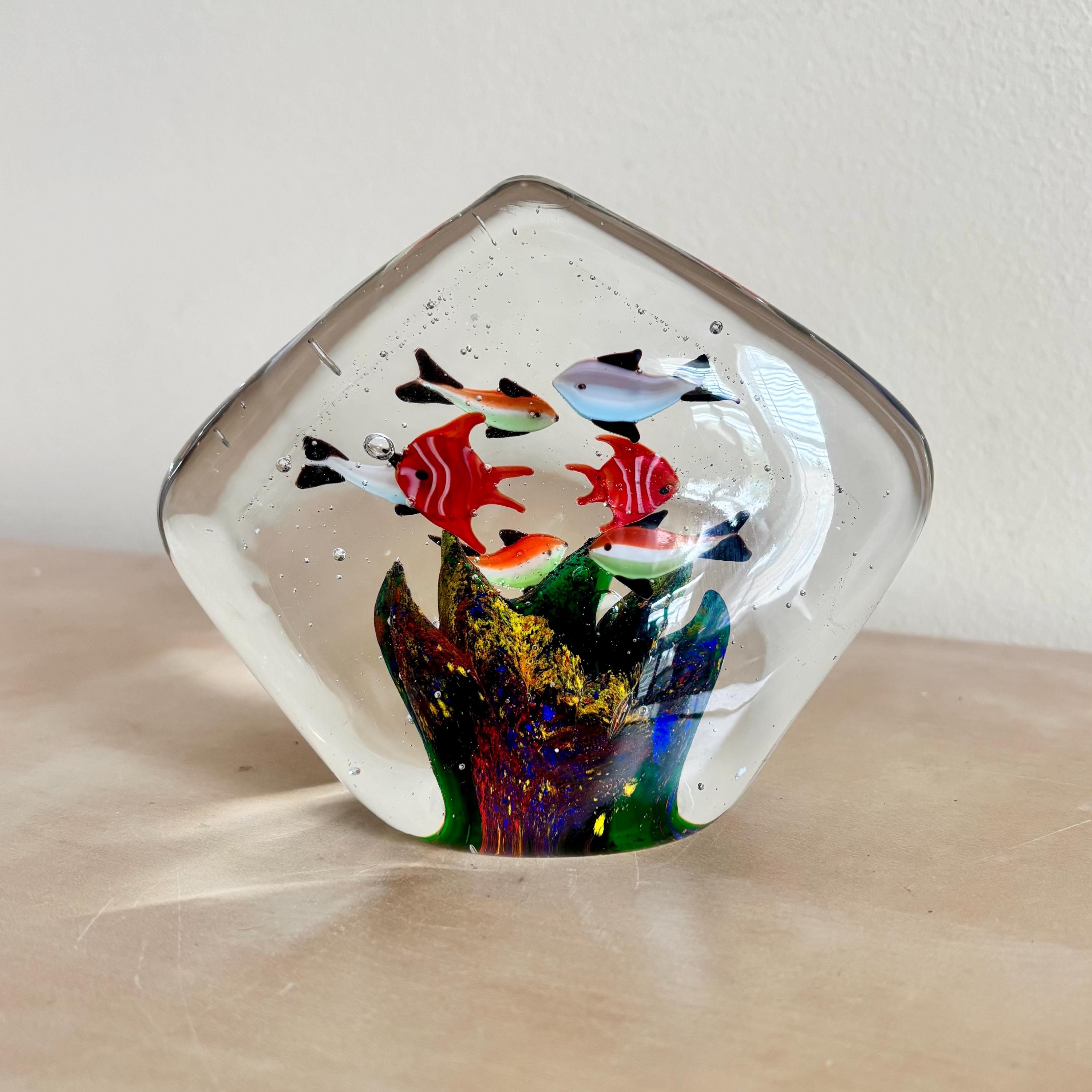 Murano glass paperweight - Etsy 日本