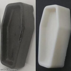 Noir/Blanchi Coffin Body Soap Bar