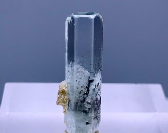 Transparent Blue Aquamarine Crystal from Shigar valley Pakistan -  13.50 carat