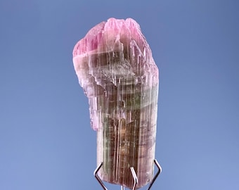 Natural Terminated Bi Color Tourmaline Crystal 20.60 Carats