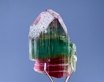 Natural Terminated Bi Color Tourmaline Crystal 22.70 Carats