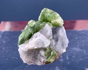 Natural Green Diopside Crystal Specimen
