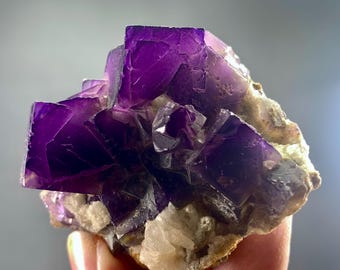 Natural Purple Fluorite Specimen