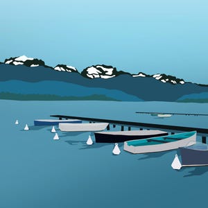 Affiche Annecy – Illustration unique