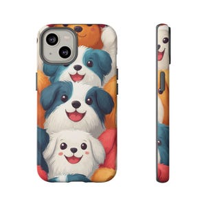 Dog Lover Phone Case: Cute Pet Design, Tough Case for Dog Owners, Gift for Pet Lovers, Smartphone Protection, Animal Emoji