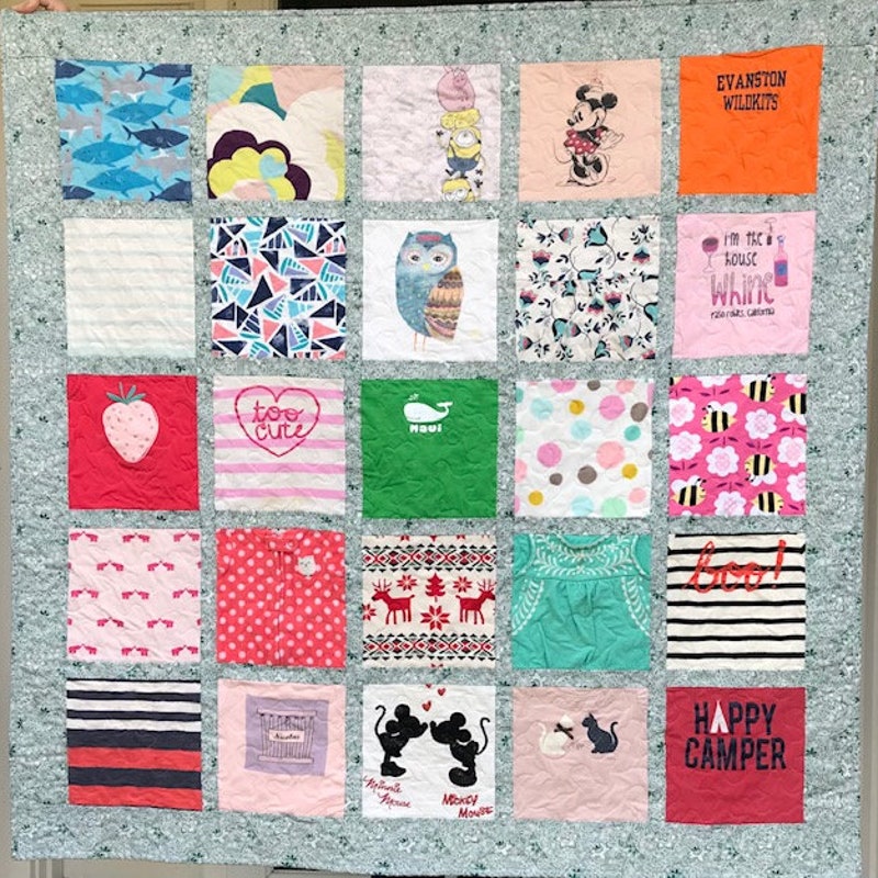 Baby Clothes Quilt - Etsy