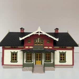 Ornate Unique Villa in Swiss Style, HO Scale 1:87