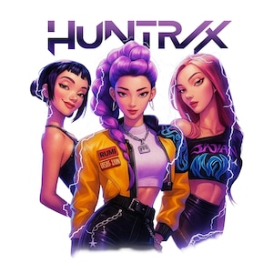 Kpop Huntrix & Saja Girls Fan Art, Demon Hunters Merch (Digital Download)