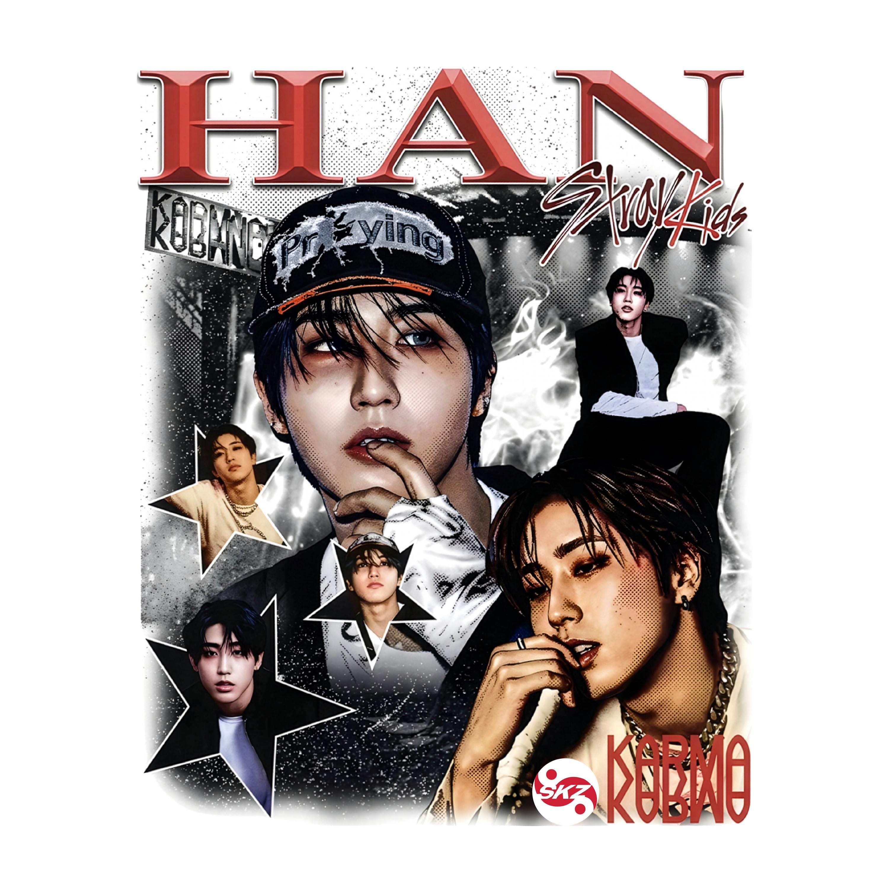 Stray Kids Han Jisung, SKZ Karma, Kpop Digital Art (PNG Download