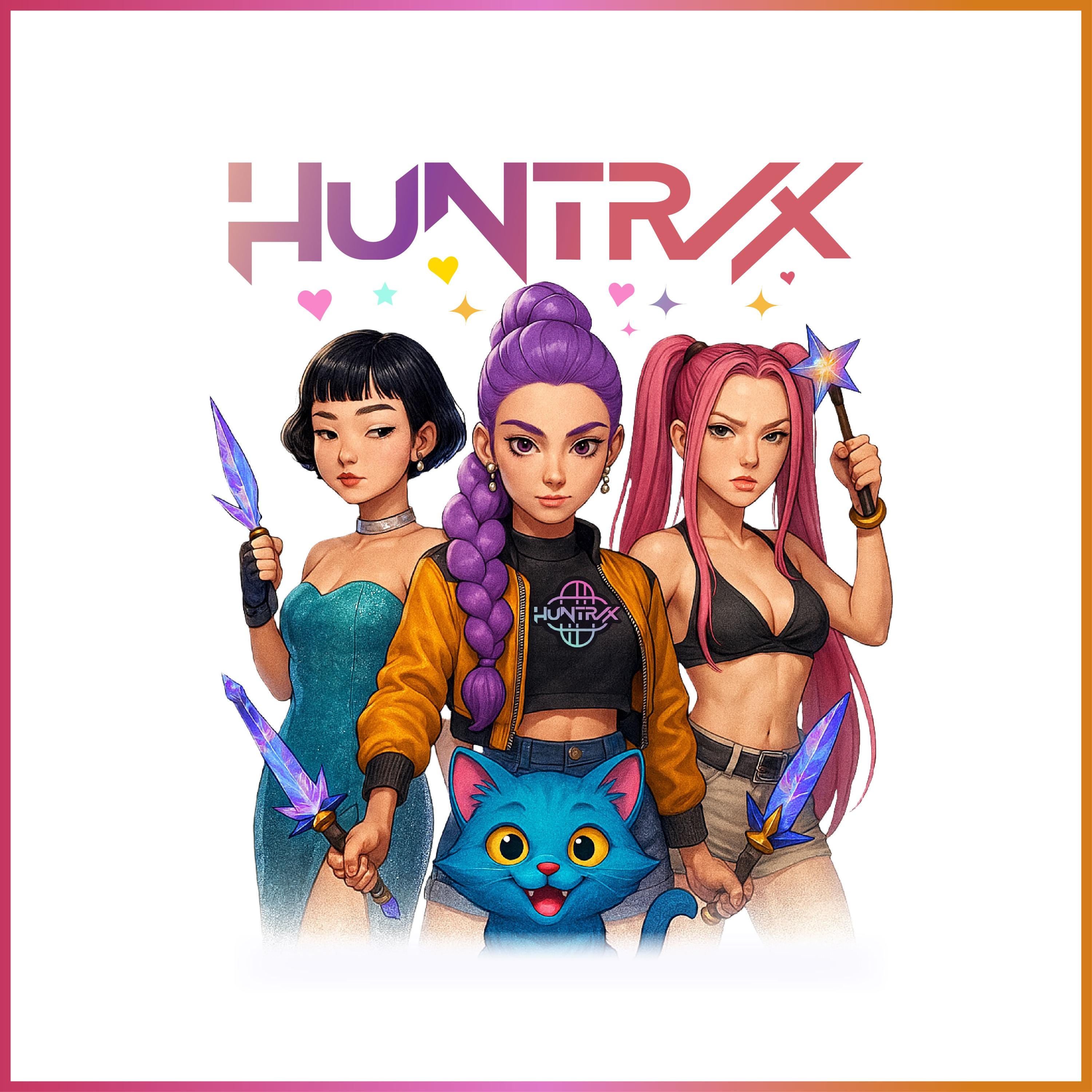 Kpop Huntrix PNG、Demon Hunters PNG、Derpy Tiger、Huntrix Merch