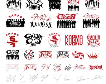 Stray Kids SKZOO SVG PNG Bundle, Kpop Cut Files (Digital Download)