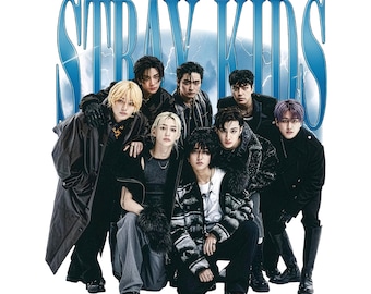 Stray Kids Bootleg PNG, SKZ Welttournee Design (Digitaler Download)