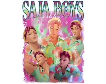 Abby Saja Boys Kpop Clipart PNG, Demon Hunters Fan Art (Digital File)