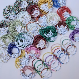 Bulk Order Custom Word Bracelets | Letter Beaded Jewelry | Friendship Gifts