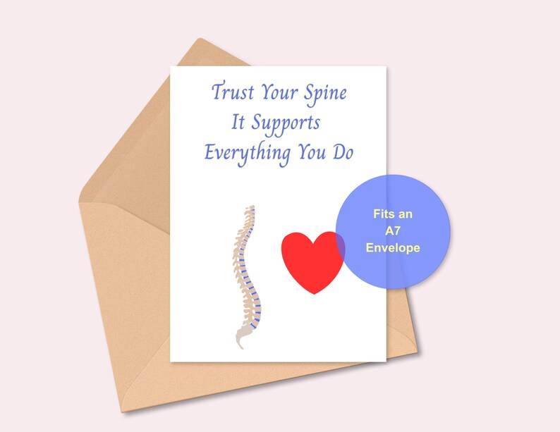 Back Surgery Get Well Card Printable, Spinal Fusion Surgery Patient ...