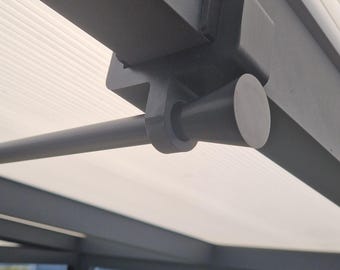 Klemhaken voor serres en daken voor het ophangen van lampen en decoraties