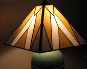 White on white lampshade