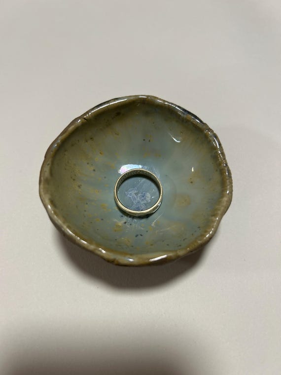 Handmade Ceramic Ring Dish (unique one-of-a-kind)