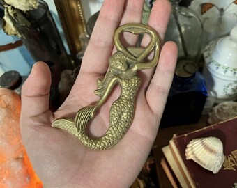 Golden Metal Mermaid Bottle Opener