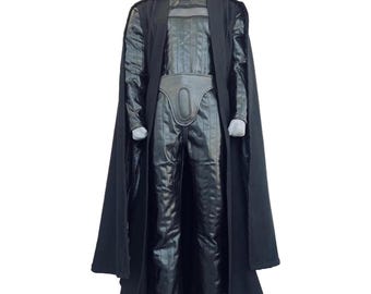 Darth Vader Cosplay Costume for Men | Full Custom Suit with Cape & Robe | Star Wars Sith Lord Outfit