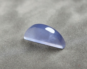 Namibian Blue Chalcedony Sharp Tongue 28 x 13 mm