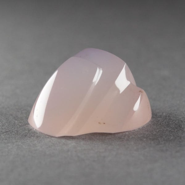 Pink Chalcedony Abstract carving 17 x 19