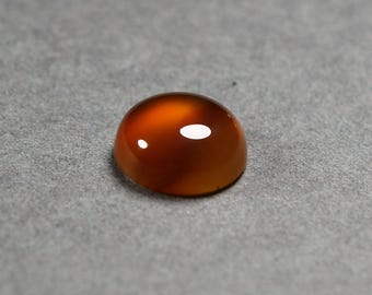 Orange Montana Agate Round Cabochon 12.1 mm