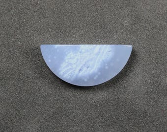 Blue Agate Tongue 25.9 x 11.7 mm