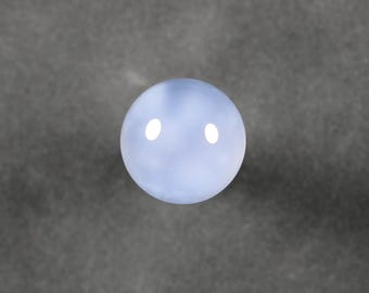 Blue Chalcedony Low Clouds Cabochon 15.8 mm