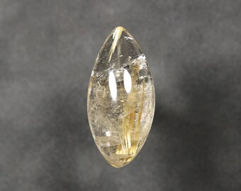 Rutilated Quartz Polished Freeform Stone 39.7 x 19.2 mm