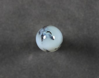 Dendritic Chalcedony High Dome Round Cabochon 13.5 mm