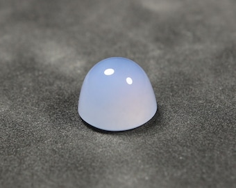 Light Blue Chalcedony High Dome Cabochon 14.3 mm