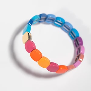 Gemini Enamel Bracelet