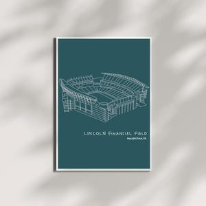 Lincoln Financial Field Eagles Print