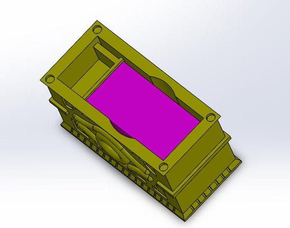 Gold Sarcophagus Deck Box - Etsy