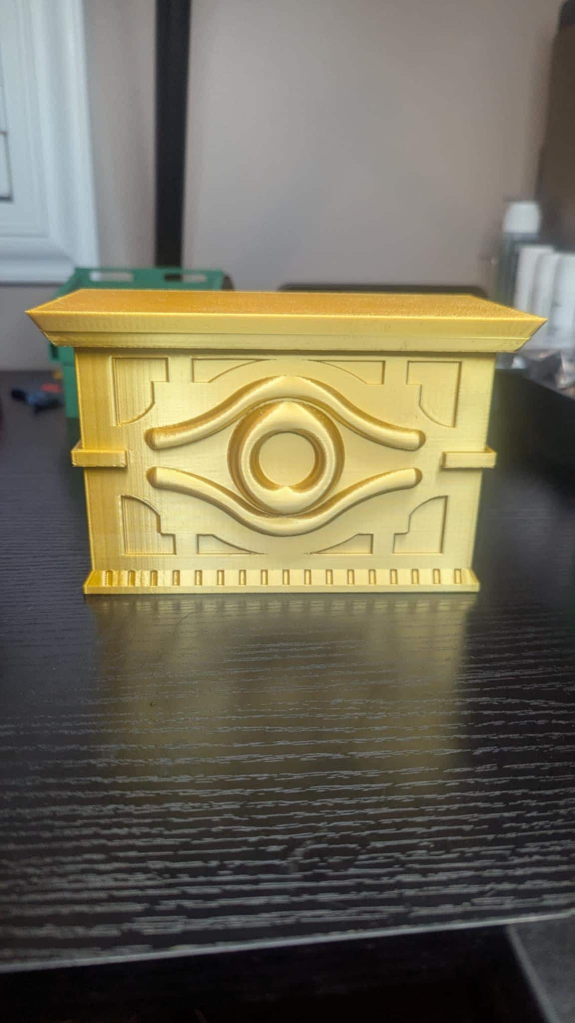 yugioh gold sarcophagus deck box Millenium Remix (YU-GI-OH Deckbox) - Free 3D Print Model The Gold Sarcophagus is not only a safe haven to store your cards but also a treasure chest shrouded in prismatic mystery The Gold Sarcophagus I made