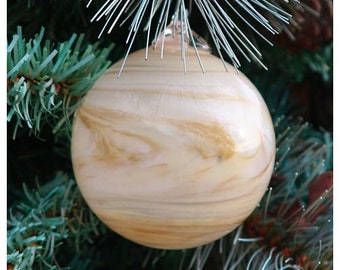 Blown Glass Venus Christmas Ornament