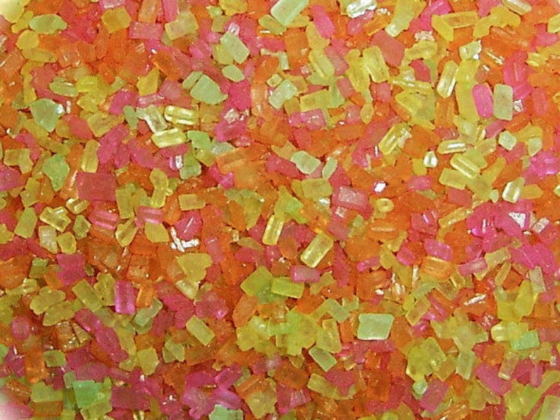 sprinkles Edible Pink Sugar Sprinkles Crystals Confetti cupcake cakes