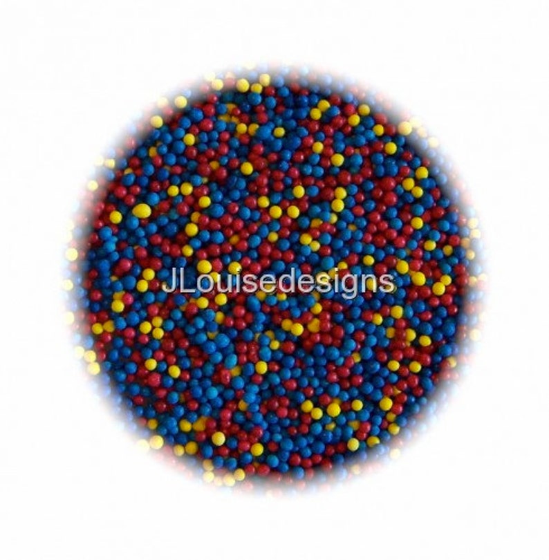 Edible Sprinkles,Superhero Nonpareils Cakepops Cupcake Candy,Confetti Decorations 2oz.