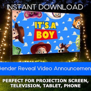Gender Reveal Video Announcement, Magical Gender Reveal Video, Gender Reveal Movie Instant Download