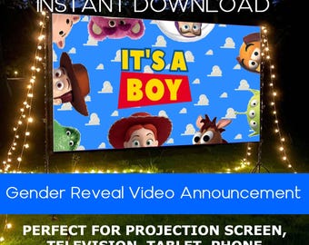 Revelao do sexo do filme Toy Story: anncio da menina (download digital)  - Etsy Portugal