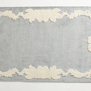 Hand-tufted Wool Rug: Alessia Floral Design, Handmade Carpet - Etsy