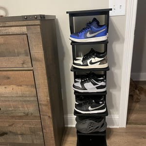 7-Tier Wooden Vertical Shoe Rack | Shoe Cabinet | Shoe Storage | Shoe Organizer | Entryway Rack | Closet Organizer | Housewarming Gift