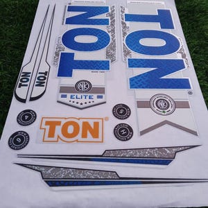 2025 Latest Edition TON (pack of 3 Cricket Bat Stickers ). Select Any 3 ...