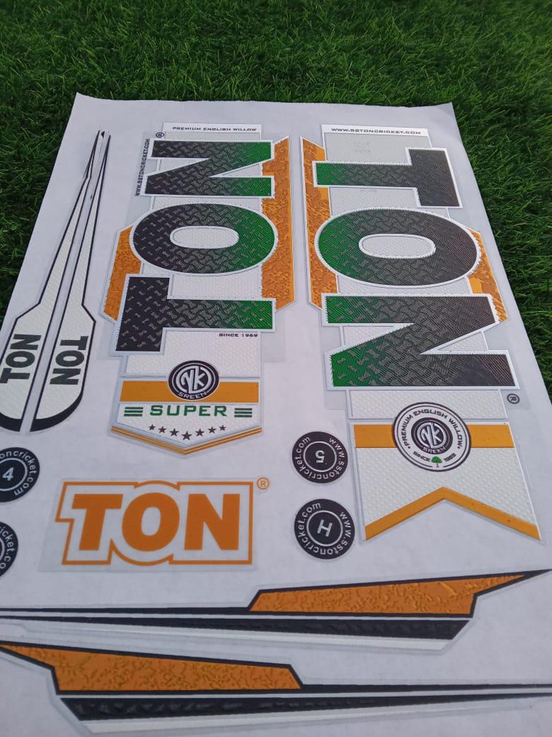 2025 Latest Edition TON (pack of 3 Cricket Bat Stickers ). Select Any 3 ...