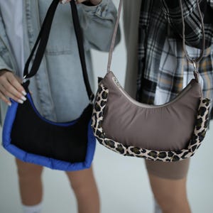 Handmade Puffer Tote Bag, Soft Padded Bag, Hobo Bag, Padded Bag, Winter Puffy Bag, Winter Accessories, Gift, Minimal Bag, Different colours
