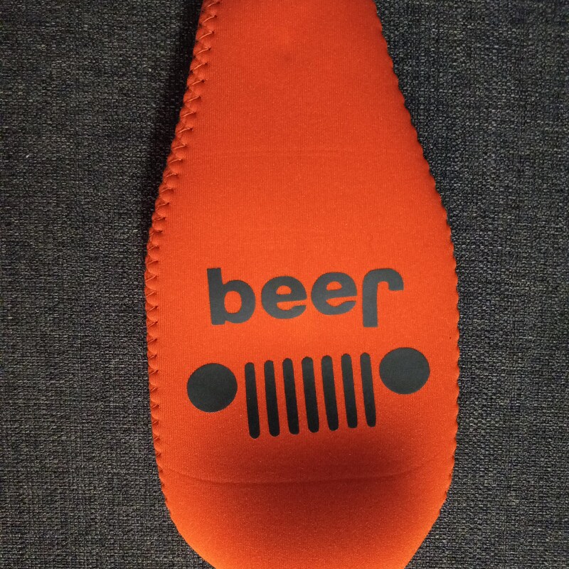 Jeep Koozie - Black - DBG Ventures Part 1002 - Keep Your Drink Cool