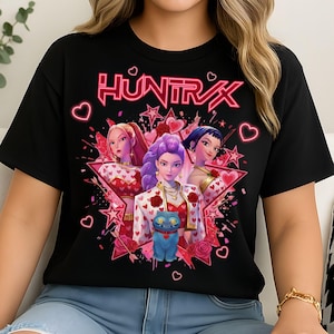 Valentine Huntrix Anime Girl Group PNG (Digital Download)