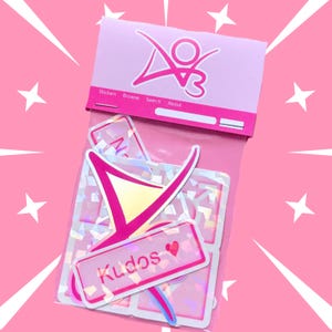 AO3 Archive of Our Own Fanfic Fanfiction Vinyl Holografisk Dekal Klistermärkespaket